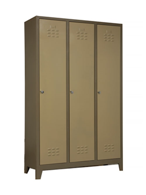 Soyunma dolabı çelik 3 kapılı