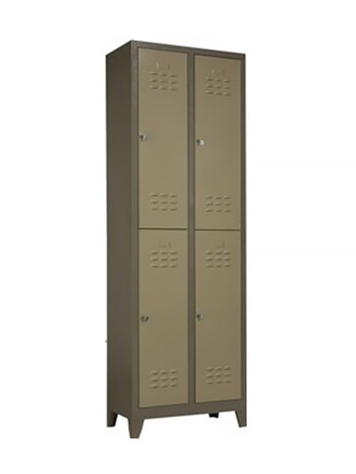 Soyunma dolabı metal 4 kapaklı (Ekonomik)