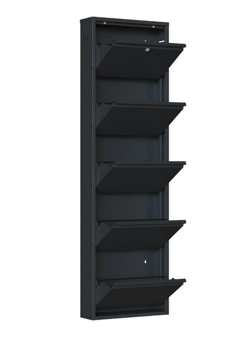 Çelik ayakkabı dolabı 5 kapaklı