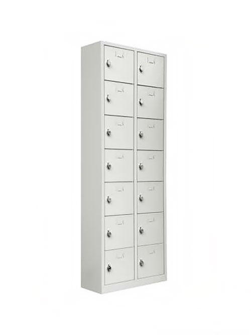 14 Gözlü emanet dolabı çelik