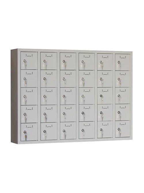 30 Gözlü cep telefonu dolabı çelik