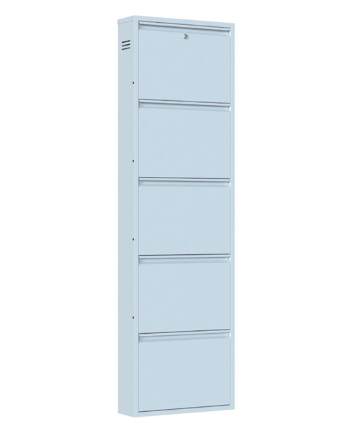 Çelik ayakkabı dolabı 5 kapaklı