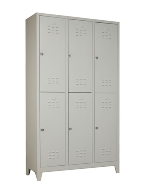 Soyunma dolabı çelik 6 kapılı