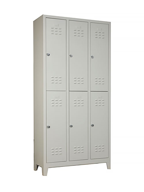 Soyunma dolabı metal 6 kapaklı (Ekonomik)