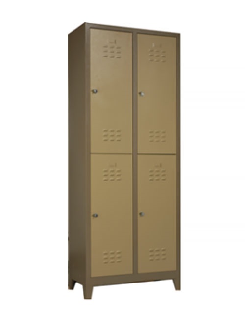 Soyunma dolabı çelik 4 kapılı